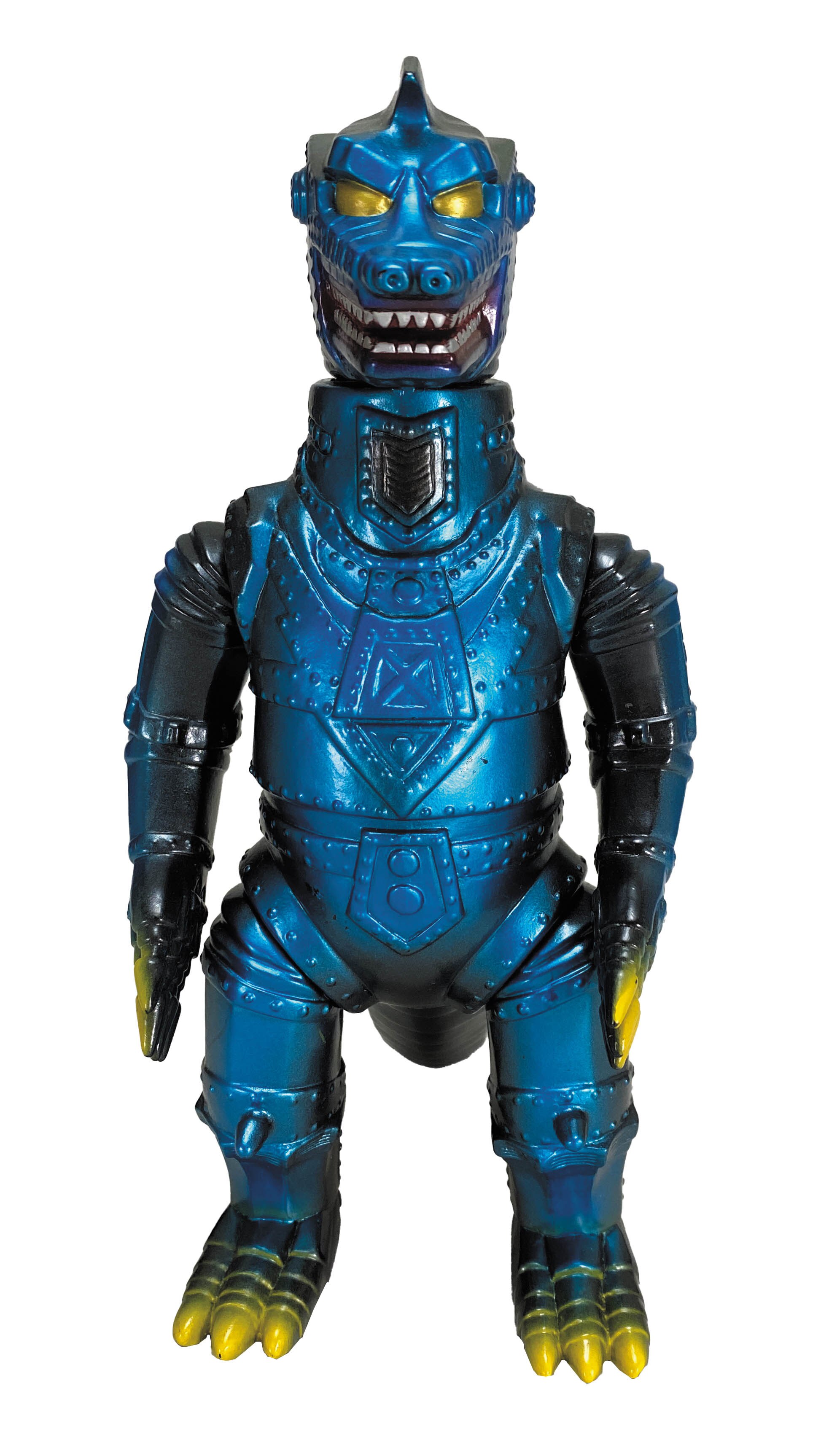 M1号 メカゴジラ ミドルサイズ 黒成型 ブルメタ・黄色・赤塗装 金目