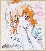 3064] 植田まさし 直筆色紙「コボちゃん」