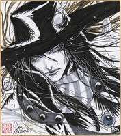 直筆色紙「シンプソンズ」