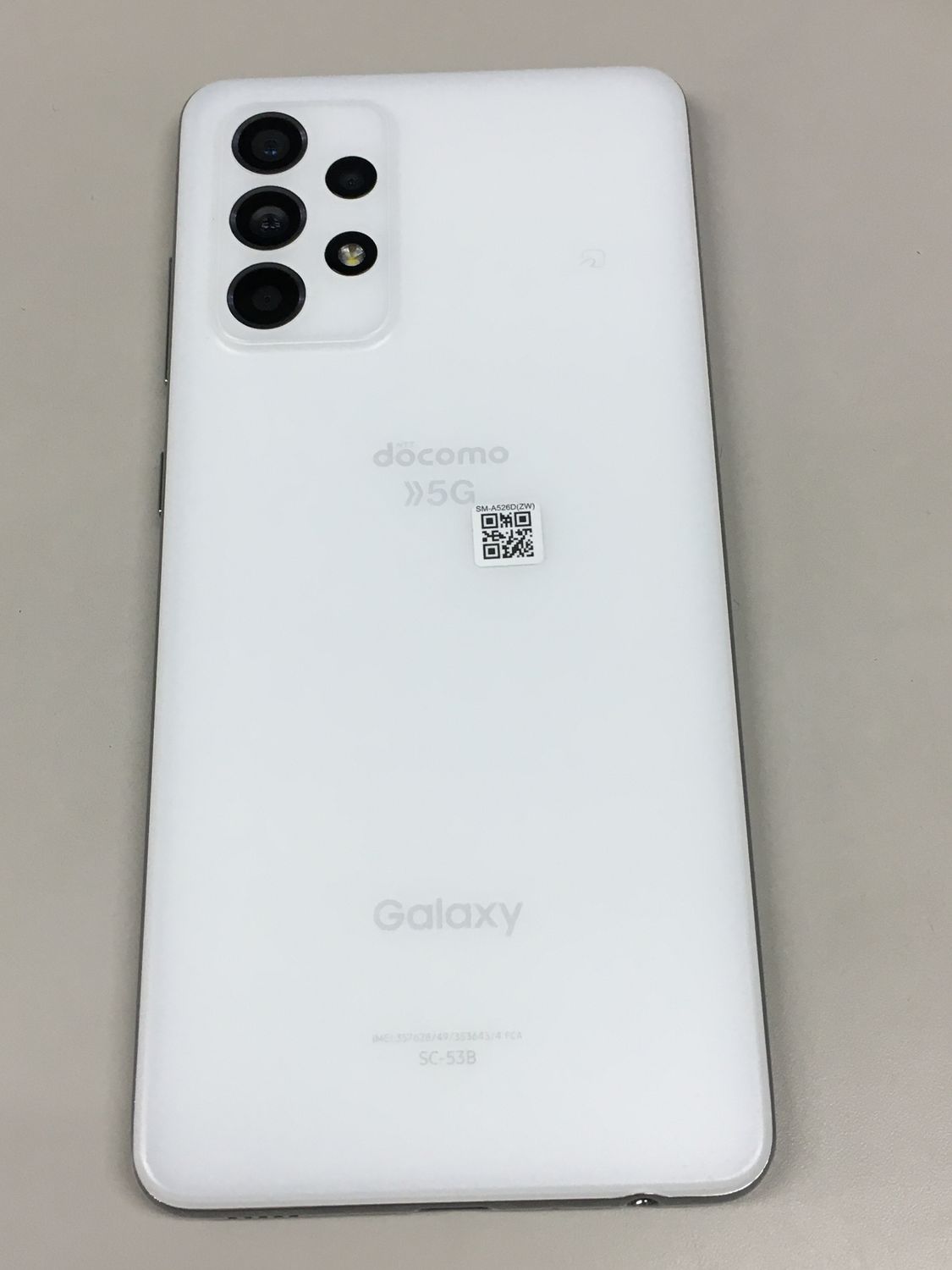 ムスビー｜【モバイルBOX】美品docomo Galaxy A52 5G SC-53B ホワイト