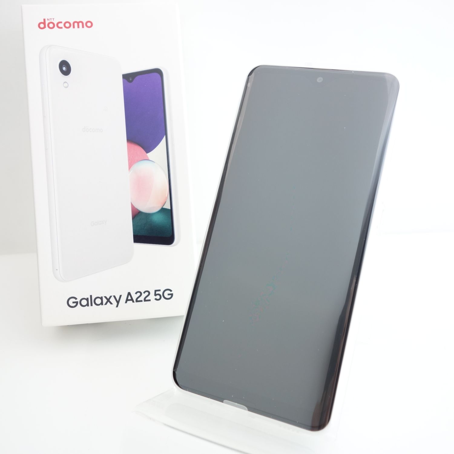 ムスビー｜【SIMフリー】Galaxy A22 5G SC-56B ホワイト 利用制限〇