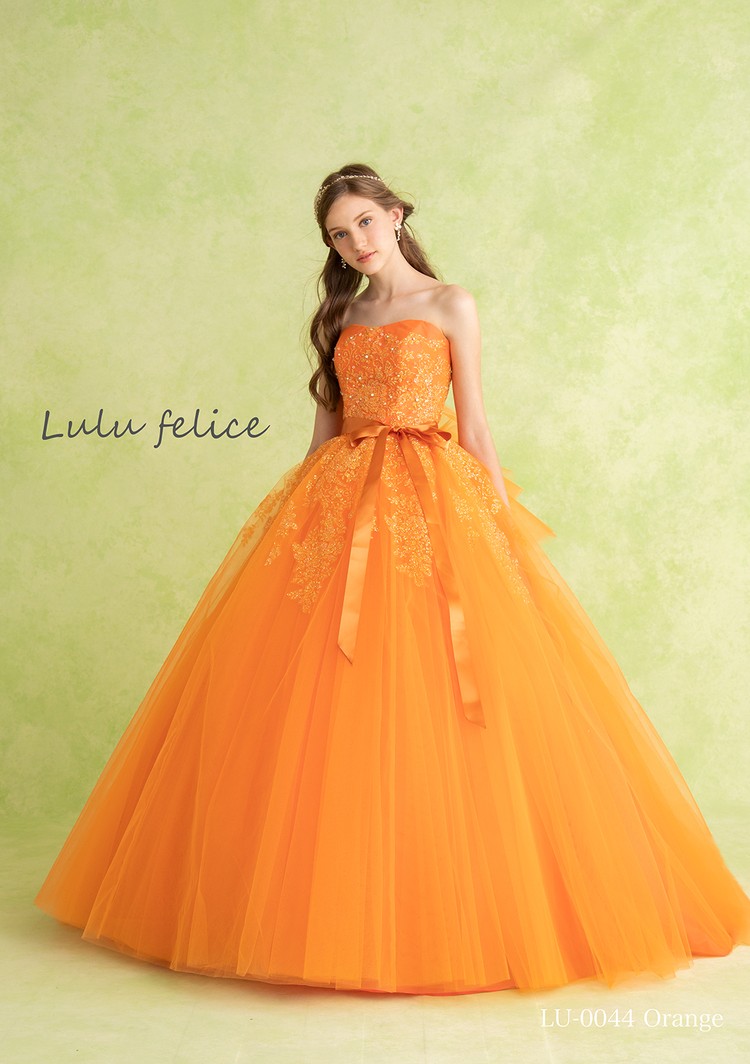 LU-0044 Orange｜Lulu felice(ルルフェリーチェ)のウェディングドレス