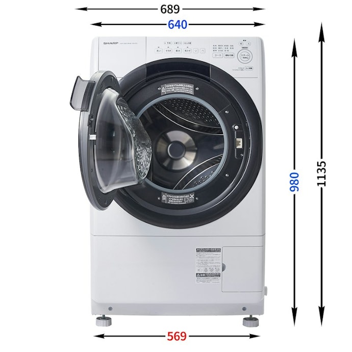 シャープ ドラム式洗濯乾燥機 ES-S7Hをレビュー！クチコミ・評判をもと