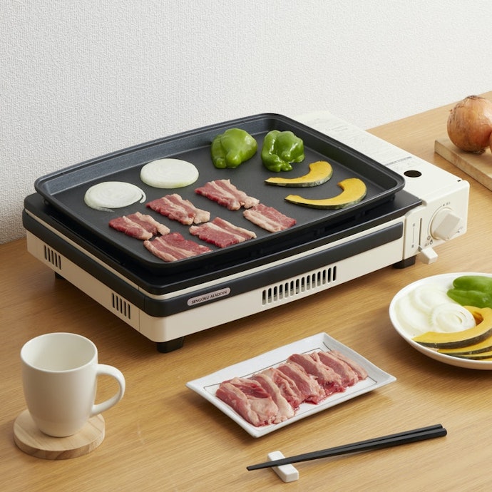 アラジン ポータブル ガス ホットプレート グラパン SAG-CP21Bを