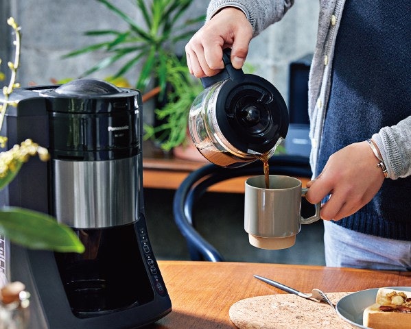 パナソニック NC-A37 豆を挽き付全自動 コーヒーメーカー ブラック 箱