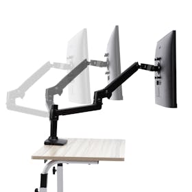 Amazonベーシック デスクマウント シングル モニターアームをレビュー