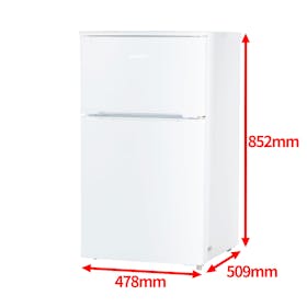 3393 comfee 冷凍冷蔵庫 RCT90WH/E 90L 白 ホワイト 3393 comfee 冷凍