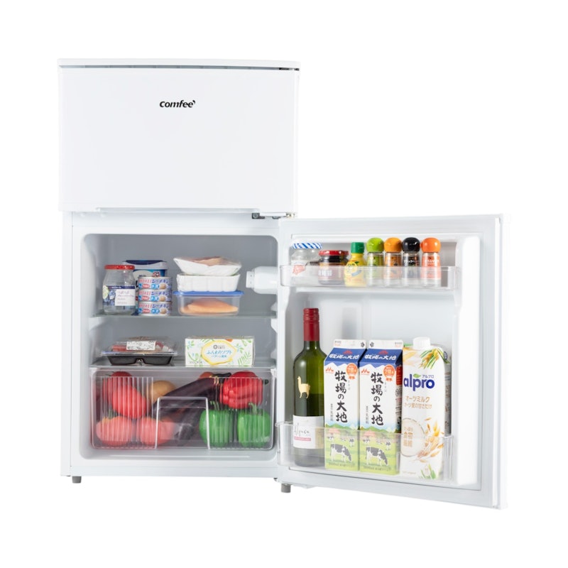 大川 COMFEEコンフィ 冷蔵庫 RCT90WH 2022年製 日本美的 Comfee