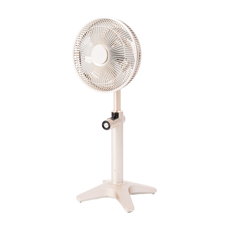 山善 DCモーター扇風機 RLX-MP023 立体首振り リモコン 23cm7枚 DC