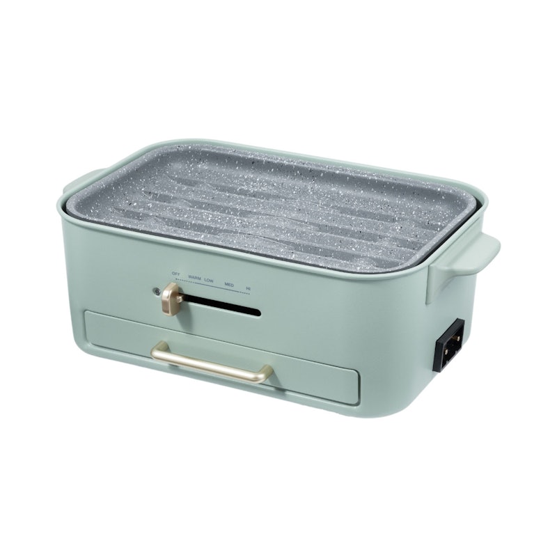 BRUNO コンパクトグリルホットプレート BOE109を検証レビュー！無煙