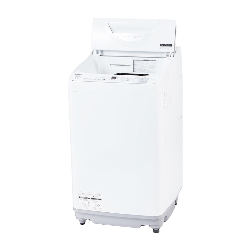 シャープ 縦型洗濯乾燥機 ES-TX6H-Wを検証レビュー！縦型洗濯乾燥機の