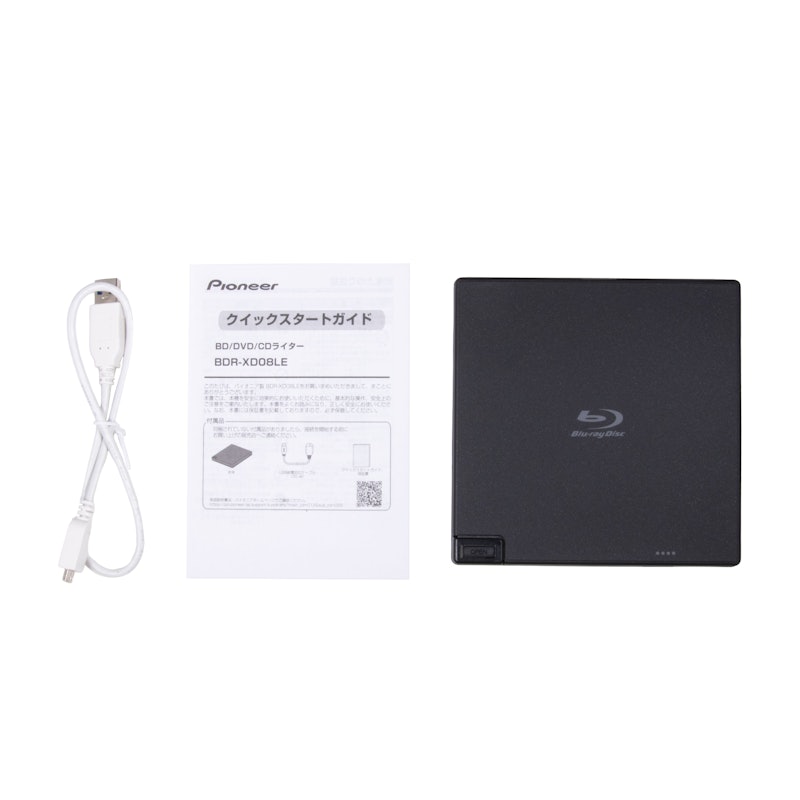 パイオニア ポータブルブルーレイドライブ BDR-XD08MB-Sをレビュー