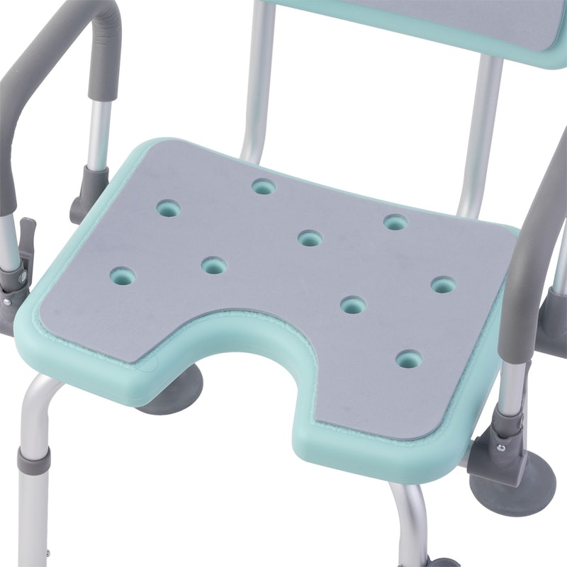 福和楽 RAKU バスチェア ck0766を検証レビュー！介護用シャワーチェア