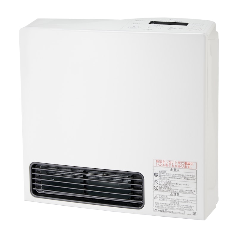 ノーリツ ガスファンヒーター 縦型 ナノイー機能 オレンジ GFH-4003D