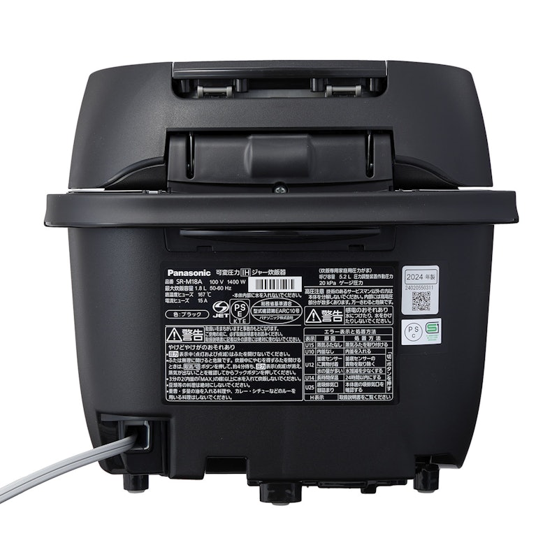 パナソニック おどり炊き 可変圧力IHジャー炊飯器 SR-M18Aの口コミ