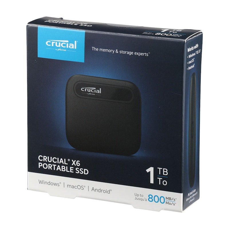 Micron Technology Crucial X6 Portable SSD CT4000X6SSD9を検証