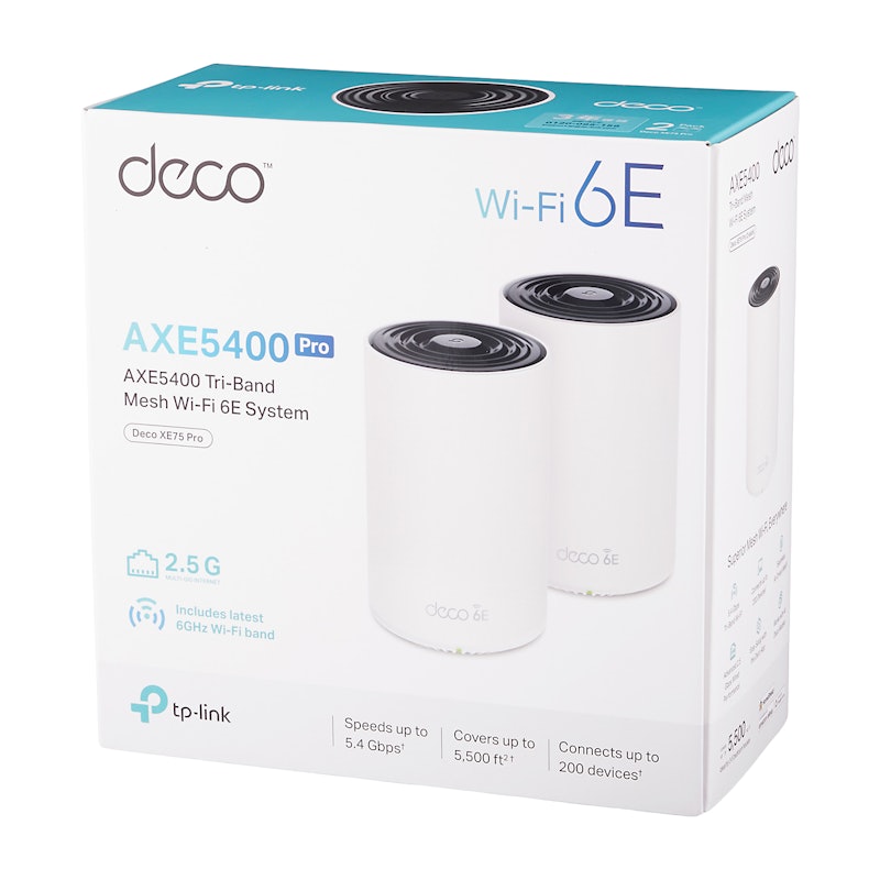 TP-Link AXE5400 トライバンドメッシュWi-Fi 6Eシステム Deco XE75 Pro