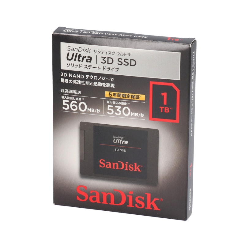 SanDisk ウルトラ 3D SDSSDH3-1T00-J25をレビュー！クチコミ・評判をも