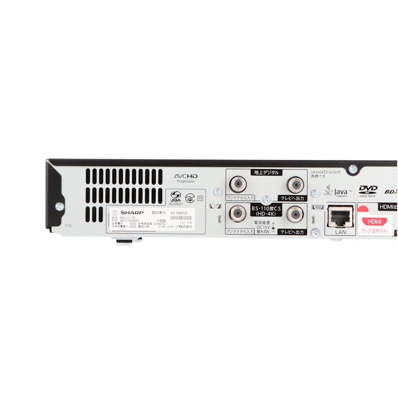 シャープ AQUOS 4Kレコーダー 4B-C10DW3を検証レビュー！4Kブルーレイ