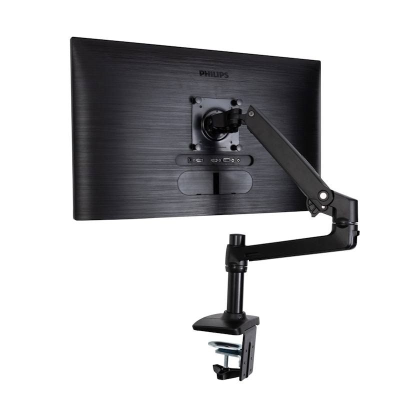 Amazonベーシック デスクマウント シングル モニターアームをレビュー