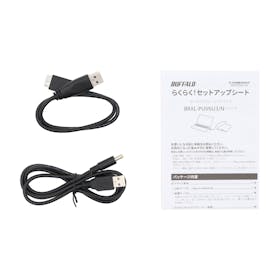 バッファロー BUFFALO ポータブルブルーレイドライブ BRXL-PUV6U3-BK/N