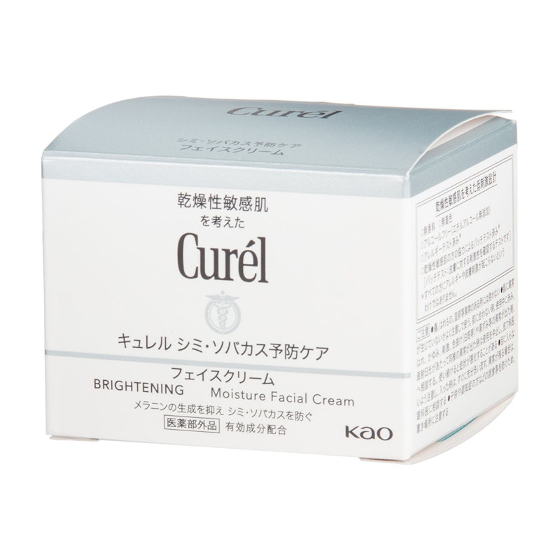 キュレル 美白ケア フェイスクリームをレビュー！クチコミ・評判をもと