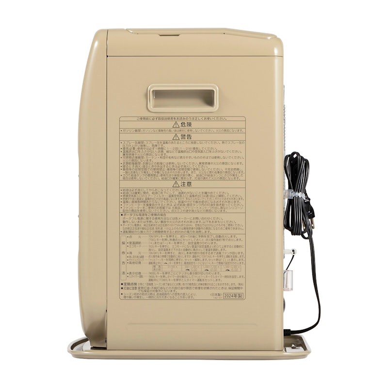 コロナ OUTFIELD ポータブル電源対応石油ファンヒーター FH-CPF33(CF