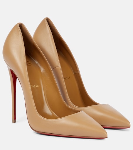 So Kate 120 leather pumps in beige - Christian Louboutin | Mytheresa