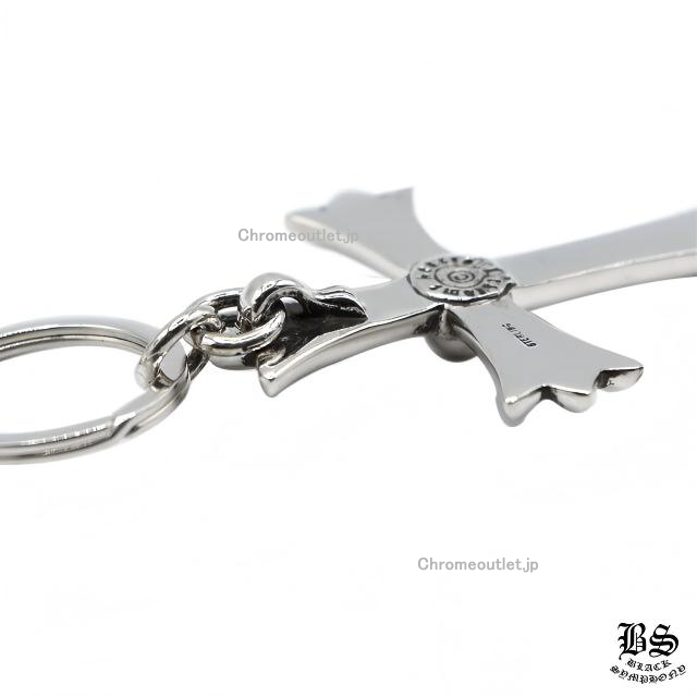 CHROME HEARTS ラージCHクロス キーリング with ダガー 925シルバー