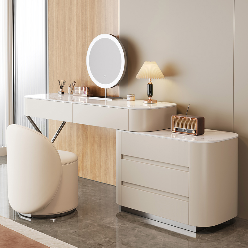 ホワイトドレッサー・鏡台 訳あり品 写真をご確認 102-② ホワイト