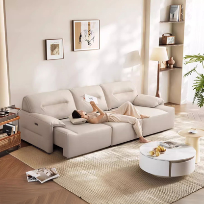 ラグジュアリー電動リクライニングソファ | 省スペースでも贅沢な