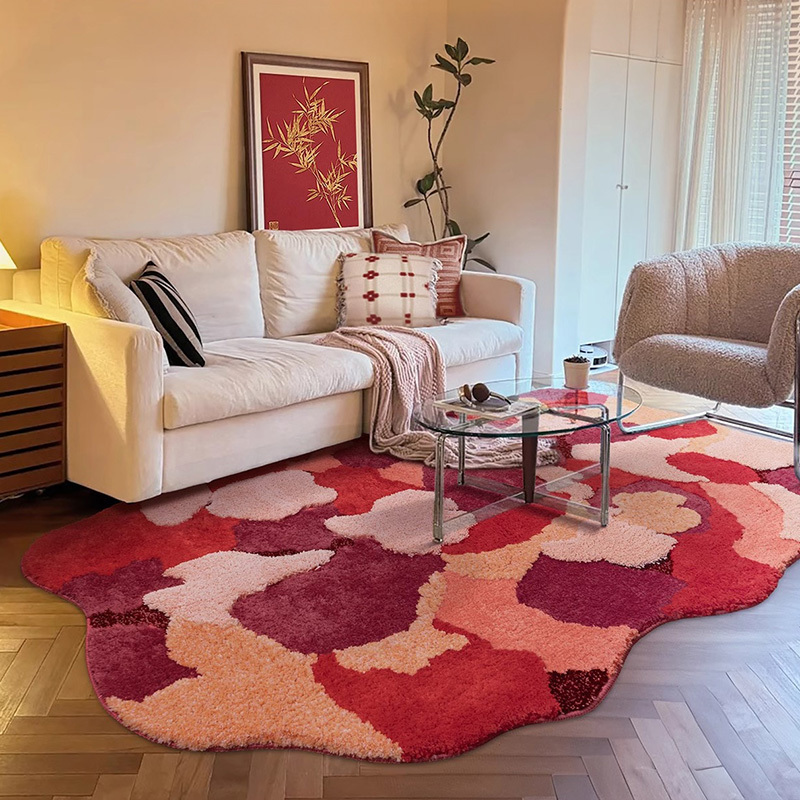 Floral ふわふわ柔らかラグ | 雲のような優しい肌触りと華やかな