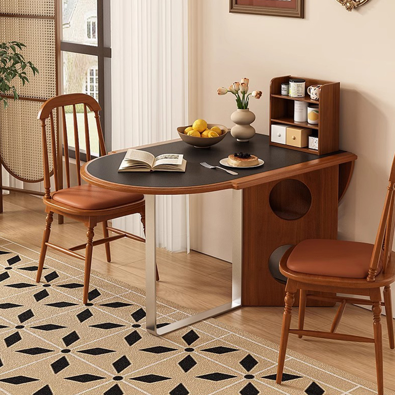 ヴィンテージシンプル伸縮テーブル | 高級感と機能性を兼ね備えた理想