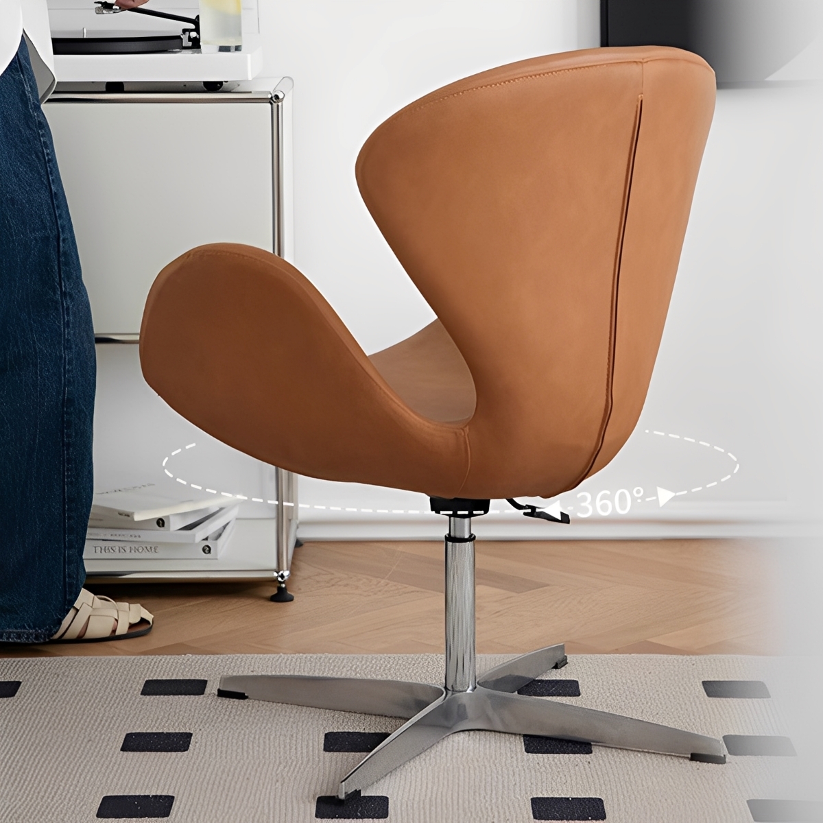 北欧風ラウンジチェア | 高級感と快適性を備えた洗練デザイン – CAGUUU