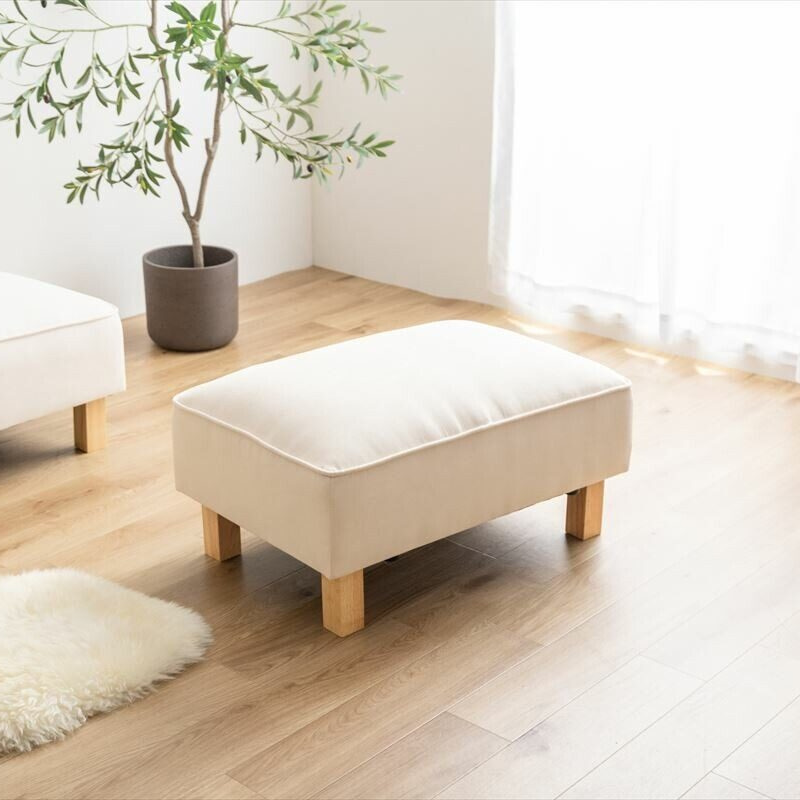 unco モダンデザイン オットマン ベージュ MODERN DECO（モダンデコ