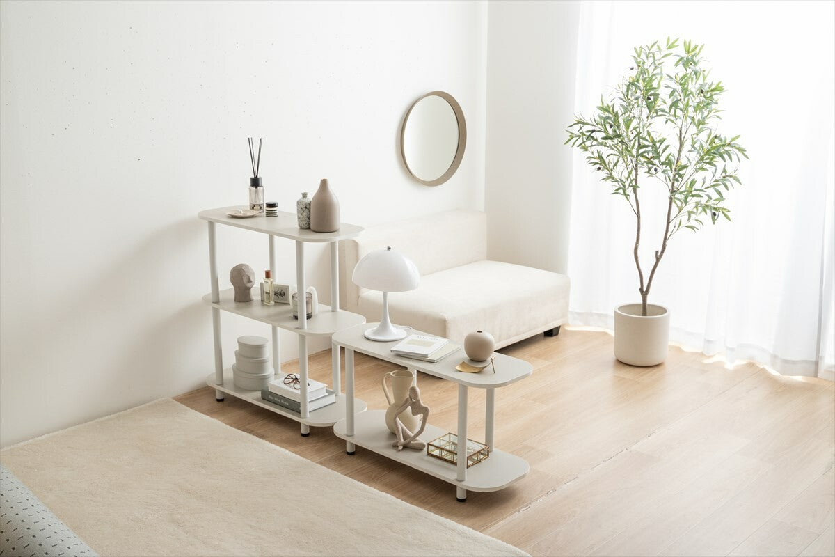 韓国インテリア風木製ボード3段ラック | 見映えと実用性を両立する万能