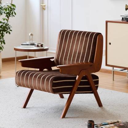 Woody Prime Boxヴィンテージ木製リビングチェア | 温もりある質感と