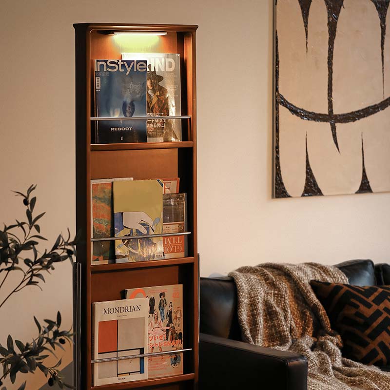 Woody Prime Boxツゲ材 収納機能付きスタンドミラー | ヴィンテージ感