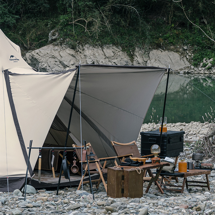Naturehike Campfire六角形 ワンポールテント 4人用 天井高240cm
