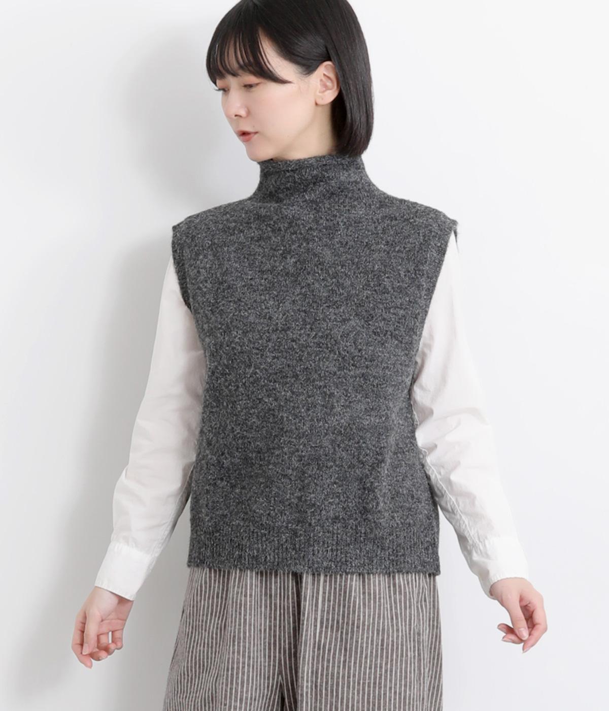 ウール混ハイネックニットベスト｜Sorte cuff（ソルテカフ）の商品詳細