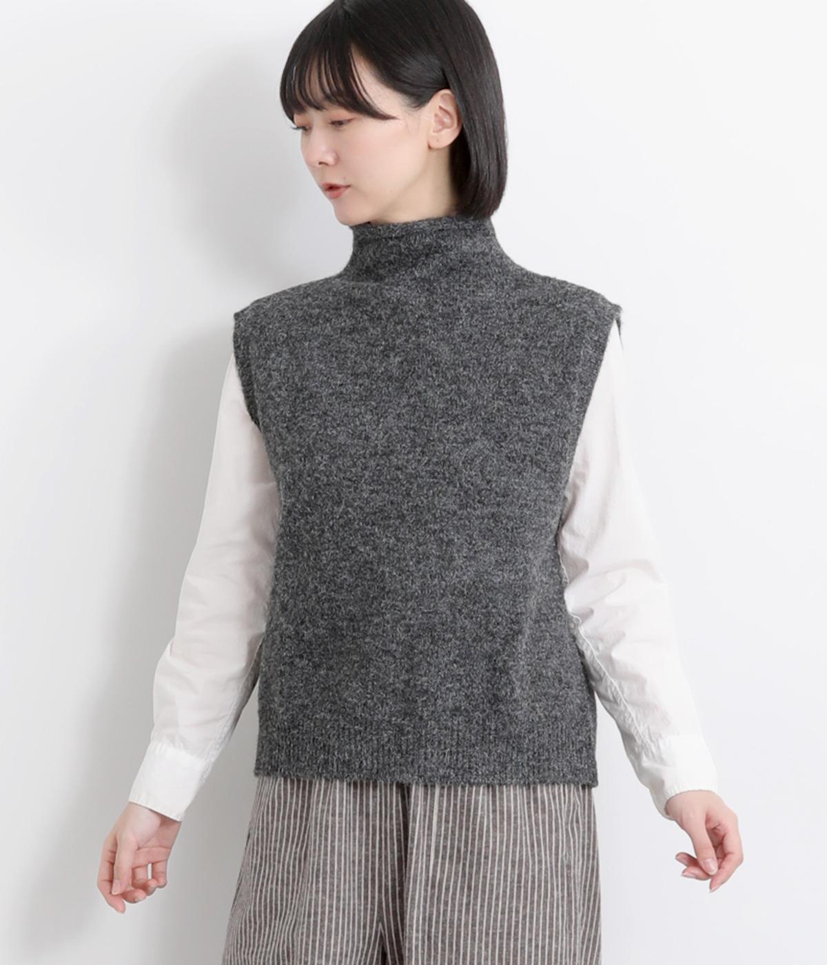ウール混ハイネックニットベスト｜Sorte cuff（ソルテカフ）の商品詳細