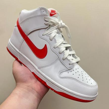 リーク】ナイキ ダンク ハイ ホワイト/レッド - スニーカーウォーズ