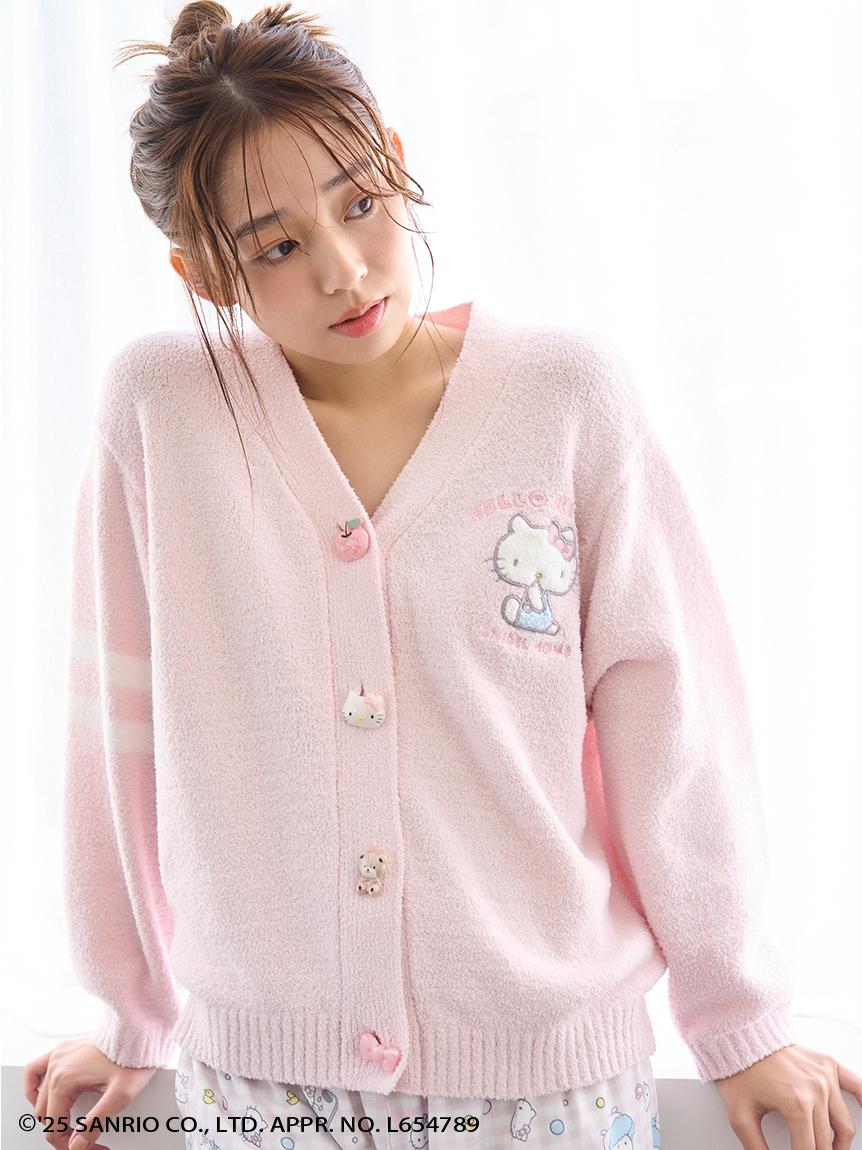 WEB限定カラーあり】【HELLO KITTY】ニットカーディガン(カーデ