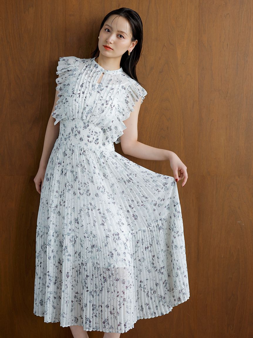 00サイズあり】Sustainableフリルワンピース(マキシ・ロングワンピース