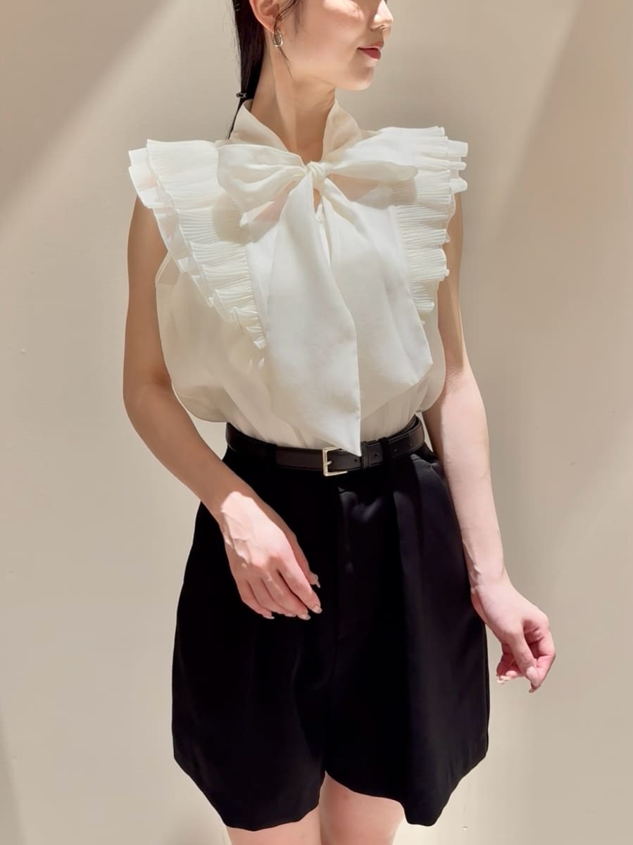 ノースリボウタイブラウス(シャツ・ブラウス)｜トップス｜SNIDEL