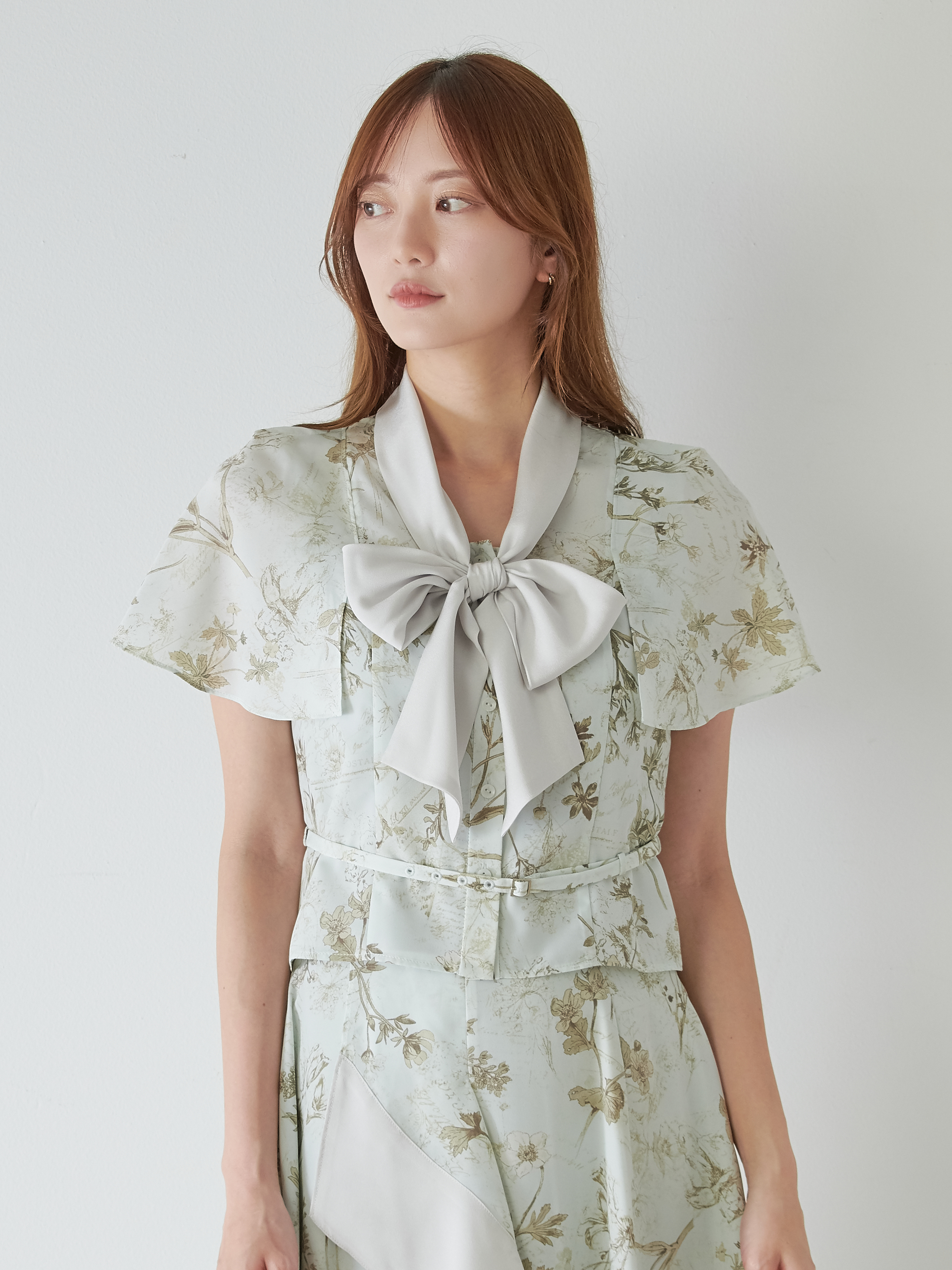 ボウタイケープブラウス(シャツ・ブラウス)｜トップス｜SNIDEL