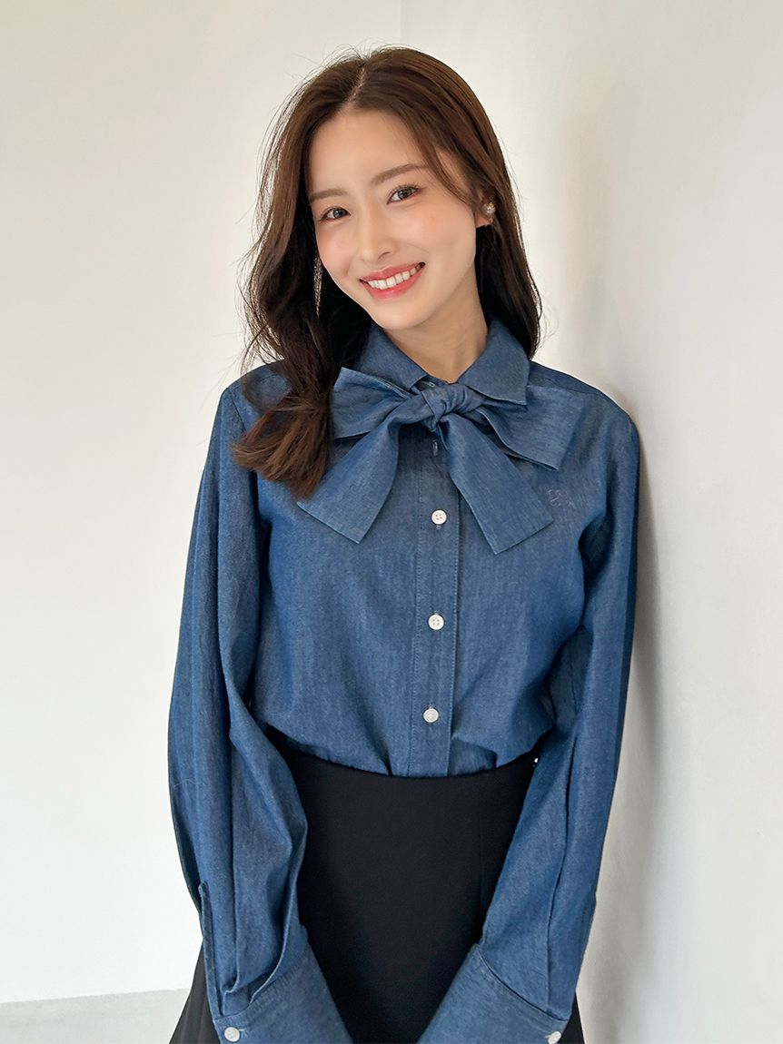 ボウタイシャツ(シャツ・ブラウス)｜トップス｜SNIDEL(スナイデル)の