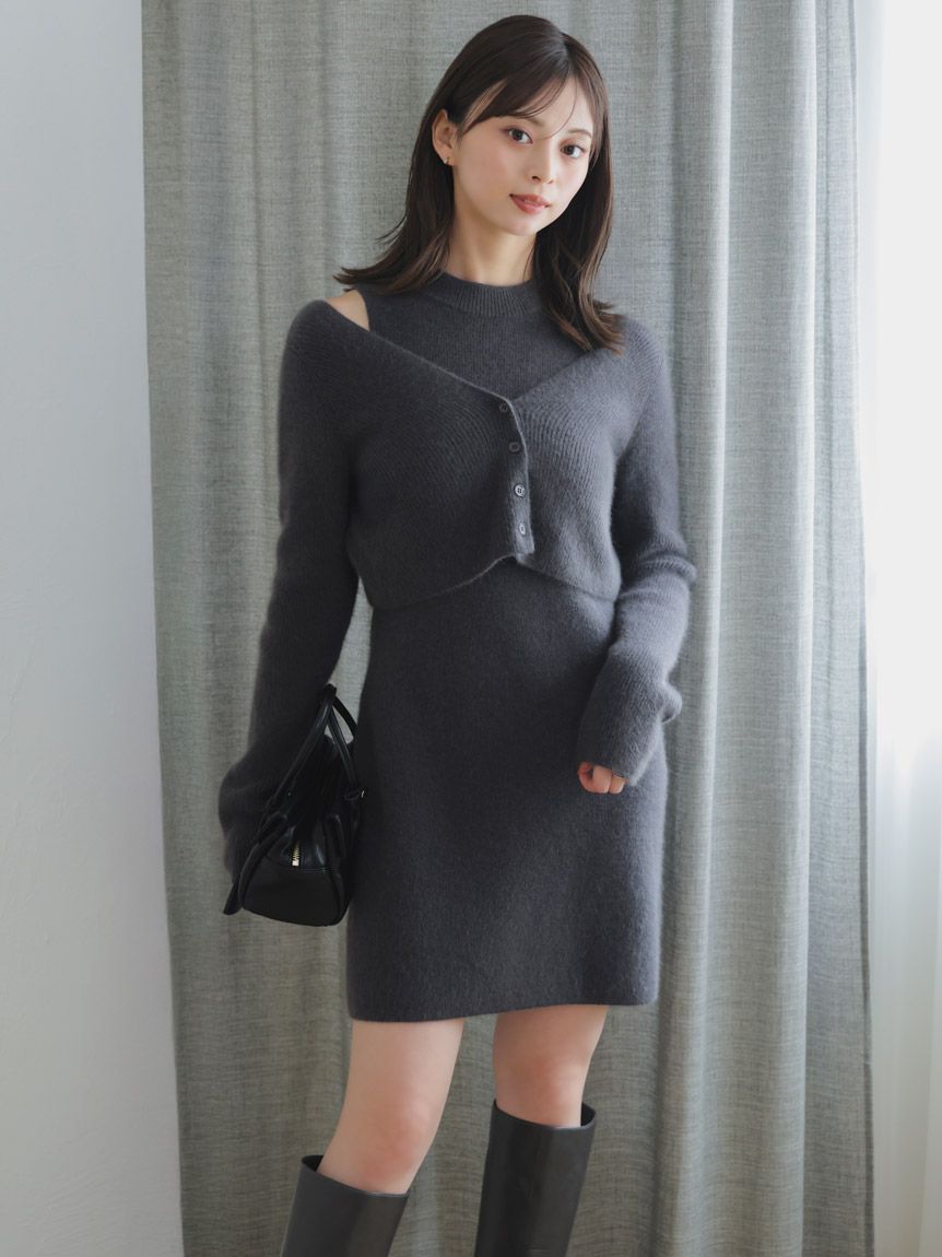 ラクーン畦ノースリミニワンピース(ミニワンピース)｜ワンピース