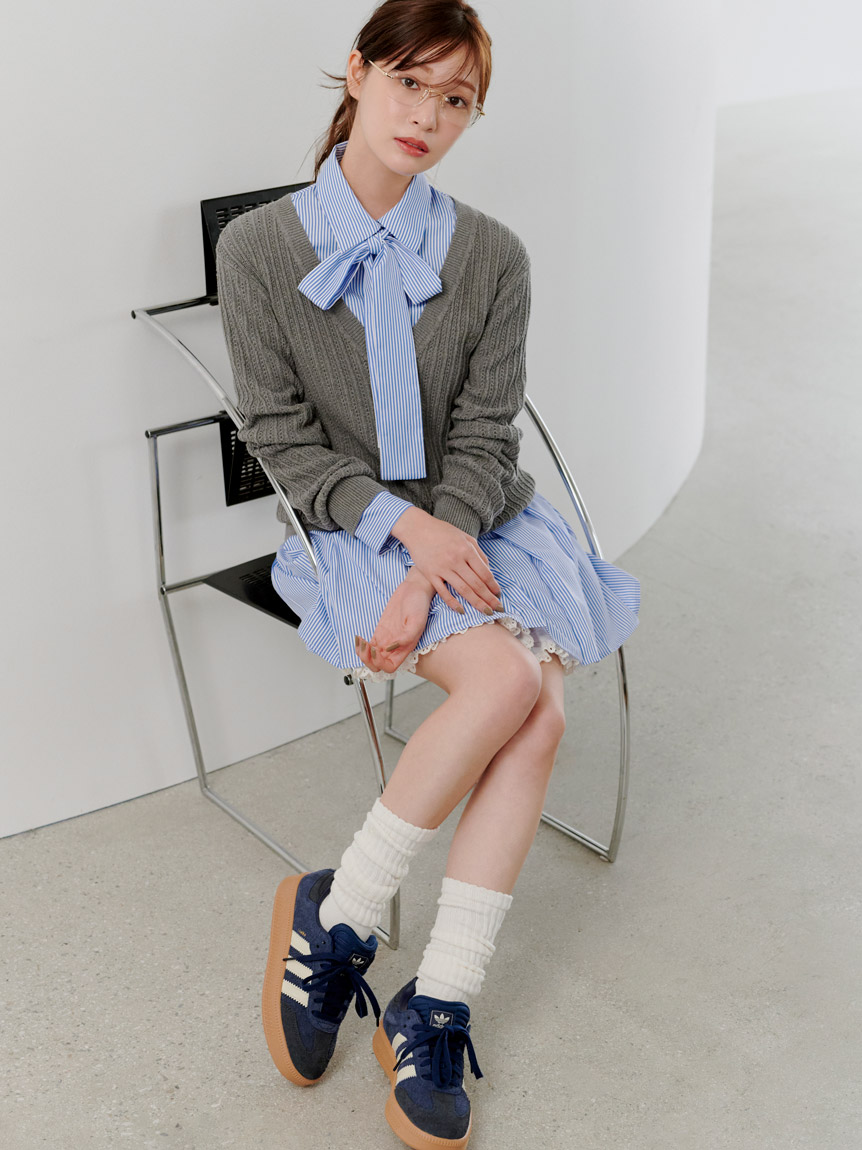 シャツコンビチュニック(シャツ・ブラウス)｜トップス｜SNIDEL