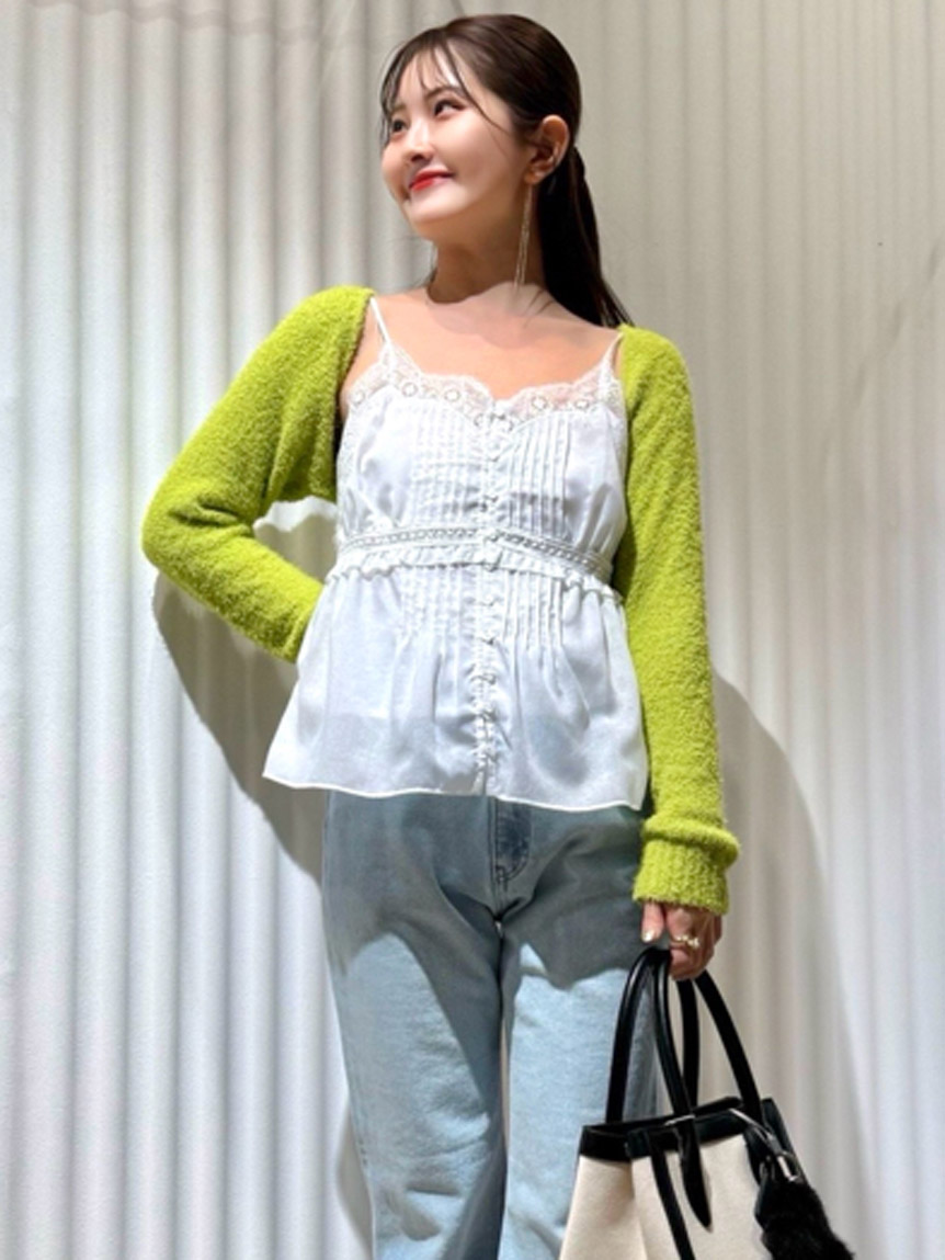 ボレロ×レースキャミセットアップ snidel Amazon | [スナイデル